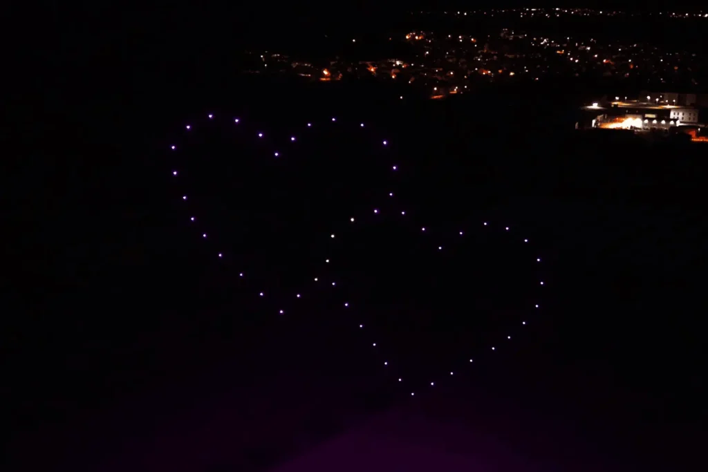 two hearts droneshot by dromotion